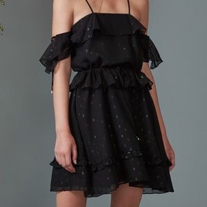 Keepsake the Label black mini dress.
